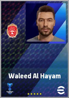 Waleed Al Hayam eFootball 2026 player card, 68 OVR CB