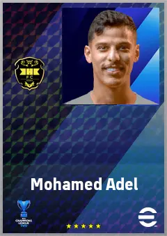 Mohamed Adel eFootball 2026 player card, 66 OVR RB