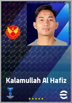 Kalamullah Al Hafiz eFootball 2026 player card, 70 OVR GK