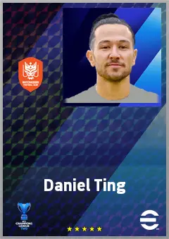 Daniel Ting eFootball 2026 player card, 65 OVR LB