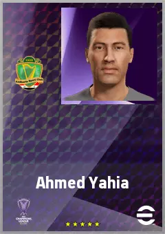 Ahmed Yahia eFootball 2026 player card, 67 OVR LB