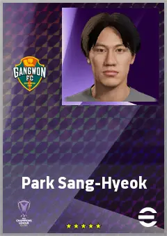Park Sang-Hyeok eFootball 2026 player card, 67 OVR CF