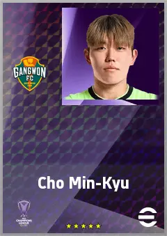 Cho Min-Kyu eFootball 2026 player card, 61 OVR GK