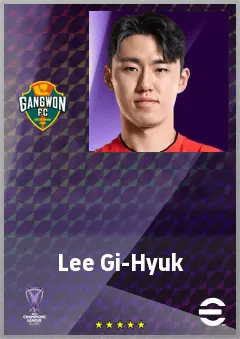 Lee Gi-Hyuk eFootball 2026 player card, 68 OVR CMF