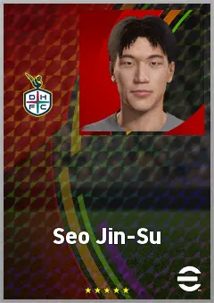 Seo Jin-Su eFootball 2026 player card, 69 OVR CF