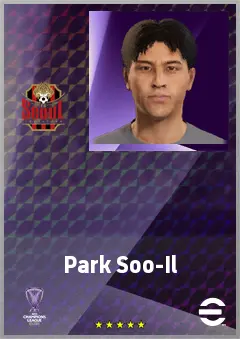 Park Soo-Il eFootball 2026 player card, 68 OVR RB