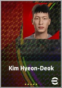 Kim Hyeon-Deok eFootball 2026 player card, 61 OVR CB