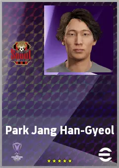 Park Jang Han-Gyeol eFootball 2026 player card, 60 OVR CMF