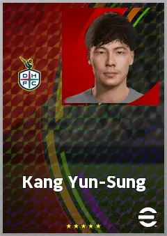 Kang Yun-Sung eFootball 2026 player card, 68 OVR RB