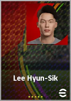 Lee Hyun-Sik eFootball 2026 player card, 66 OVR CMF
