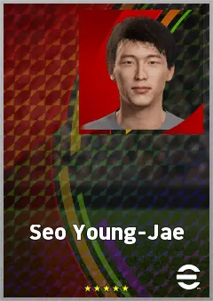 Seo Young-Jae eFootball 2026 player card, 64 OVR LB