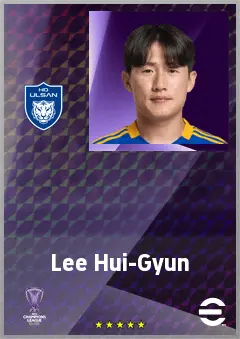Lee Hui-Gyun eFootball 2026 player card, 66 OVR SS