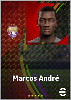 Marcos André eFootball 2026 player card, 64 OVR CB