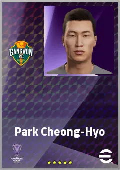 Park Cheong-Hyo eFootball 2026 player card, 66 OVR GK