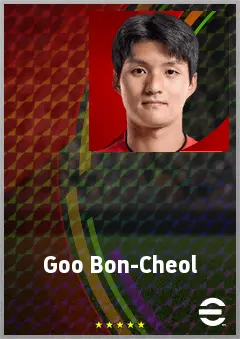 Goo Bon-Cheol eFootball 2026 player card, 64 OVR CMF