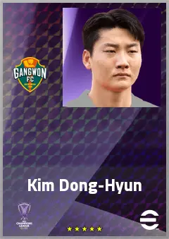 Kim Dong-Hyun eFootball 2026 player card, 68 OVR DMF
