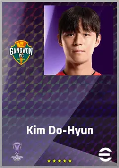 Kim Do-Hyun eFootball 2026 player card, 63 OVR RWF