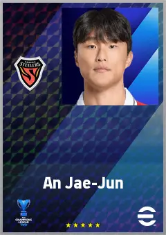 An Jae-Jun eFootball 2026 player card, 65 OVR CF