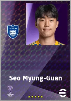 Seo Myung-Guan eFootball 2026 player card, 67 OVR CB