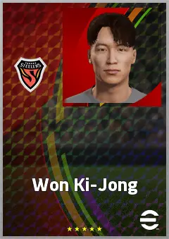 Won Ki-Jong eFootball 2026 player card, 67 OVR CF