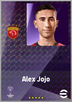 Alex Jojo eFootball 2026 player card, 68 OVR RB