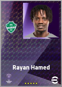 Rayan Hamed eFootball 2026 player card, 66 OVR CB