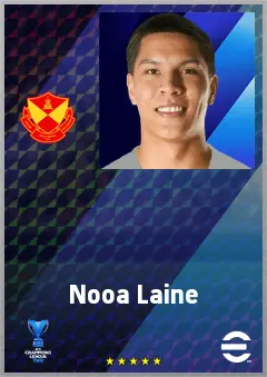 Nooa Laine eFootball 2026 player card, 69 OVR CMF