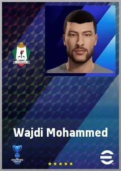 Wajdi Mohammed eFootball 2026 player card, 63 OVR LB
