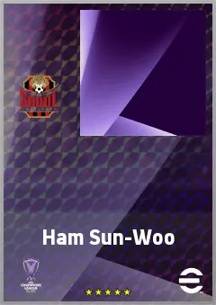 Ham Sun-Woo eFootball 2026 player card, 60 OVR CB