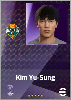 Kim Yu-Sung eFootball 2026 player card, 61 OVR GK