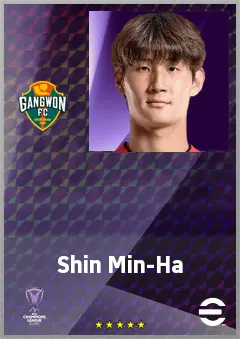 Shin Min-Ha eFootball 2026 player card, 68 OVR CB