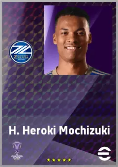 Mochizuki Henry H. eFootball 2026 player card, 69 OVR RB