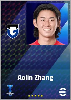Zhang Aolin eFootball 2026 player card, 62 OVR GK
