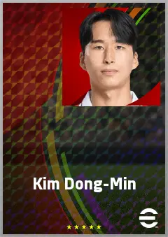 Kim Dong-Min eFootball 2026 player card, 60 OVR DMF