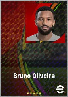 Bruno Oliveira eFootball 2026 player card, 65 OVR CB