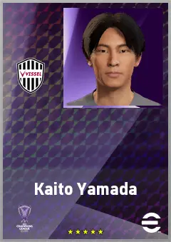 Yamada Kaito eFootball 2026 player card, 61 OVR CB