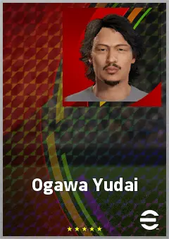 Ogawa Yudai eFootball 2026 player card, 64 OVR CMF
