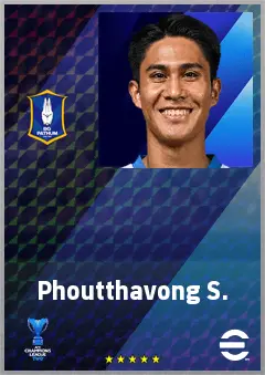 Phoutthavong S. eFootball 2026 player card, 64 OVR LB
