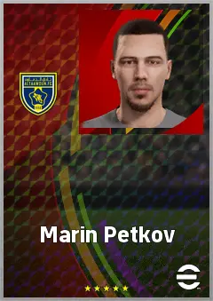 Marin Petkov eFootball 2026 player card, 69 OVR LB