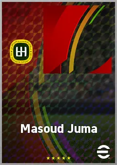Masoud Juma eFootball 2026 player card, 66 OVR CF