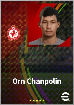 Orn Chanpolin eFootball 2026 player card, 62 OVR DMF