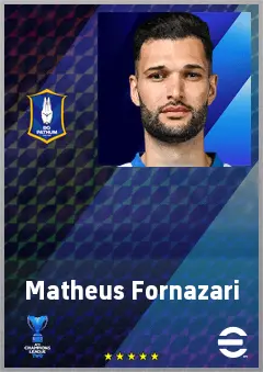 Matheus Fornazari eFootball 2026 player card, 61 OVR CF