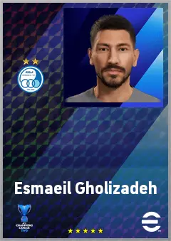 Esmaeil Gholizadeh eFootball 2026 player card, 60 OVR AMF