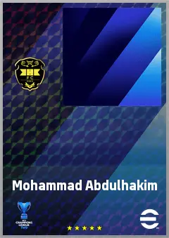 Mohammad Abdulhakim eFootball 2026 player card, 60 OVR GK