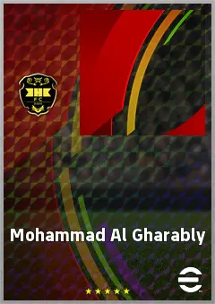 Mohammad Al Gharably eFootball 2026 player card, 65 OVR GK