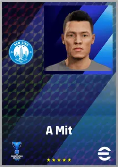 A Mit eFootball 2026 player card, 65 OVR RMF
