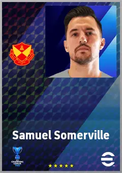 Samuel Somerville eFootball 2026 player card, 69 OVR GK