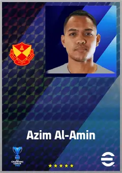 Azim Al-Amin eFootball 2026 player card, 68 OVR GK