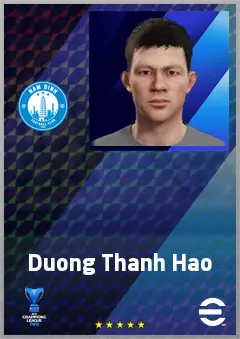 Duong Thanh Hao eFootball 2026 player card, 64 OVR CB