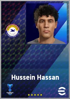 Hussein Hassan eFootball 2026 player card, 65 OVR GK